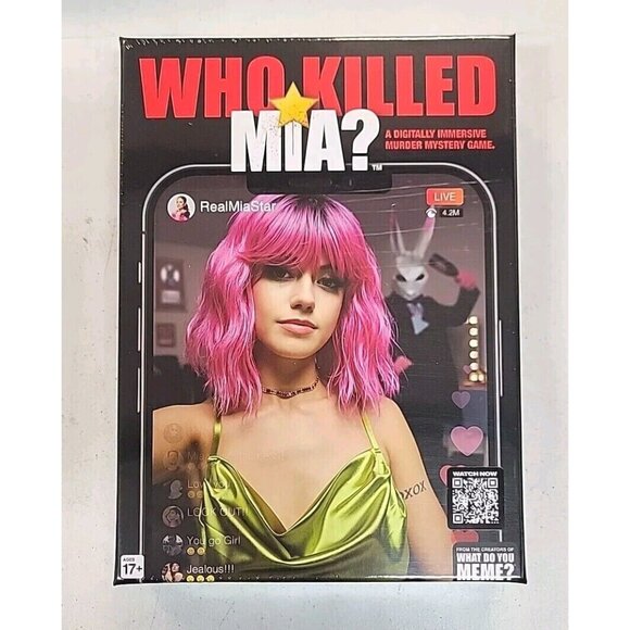Who Killed Mia A Digitally Immersive Murder Mystery Adult Crime Board Game clue - Picture 3 of 4